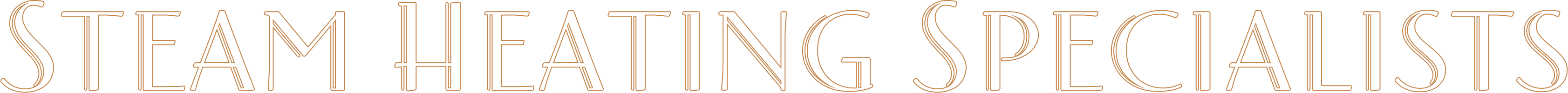 Steam Heating Specialists
